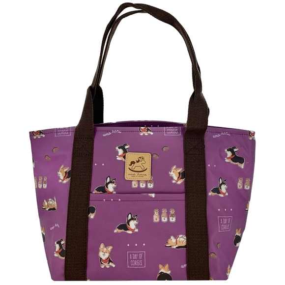 Waterproof Corgi Dumpling Tote Shoulder Bag Purse - Picture 1 of 10